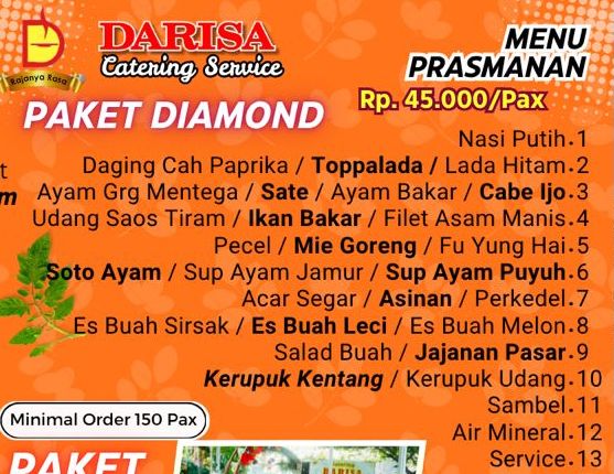 Catering Prasmanan Palu