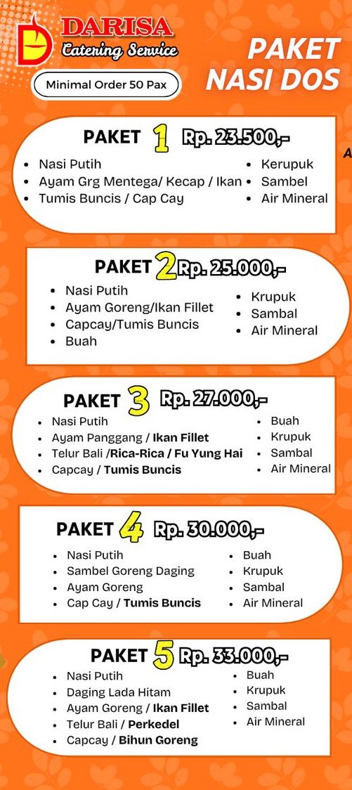 paket nasi dos